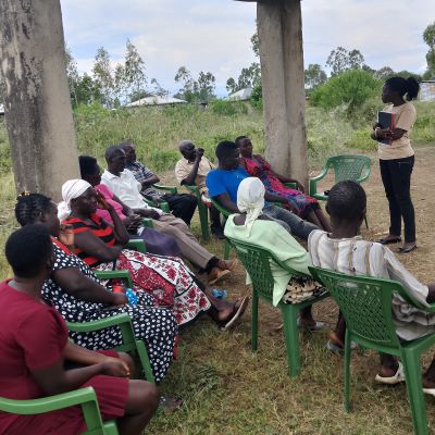 Health and Hygiene training session in Rajoro Olweny community
