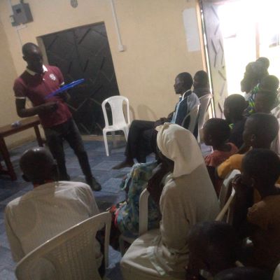 Health and Hygiene training session in community 