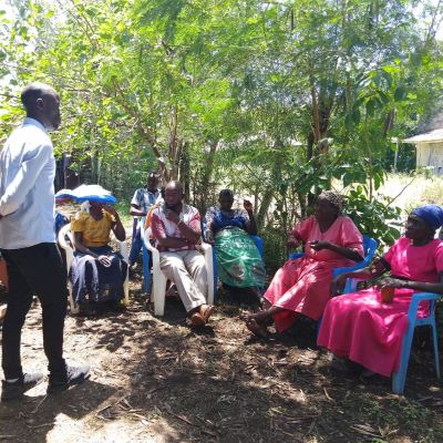Health and Hygiene training session at Nairobi Camp community