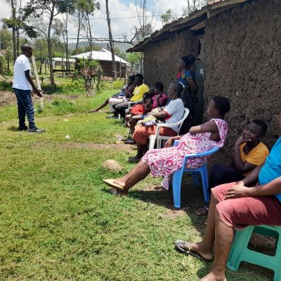 Health and Hygiene training participants at Kosare community