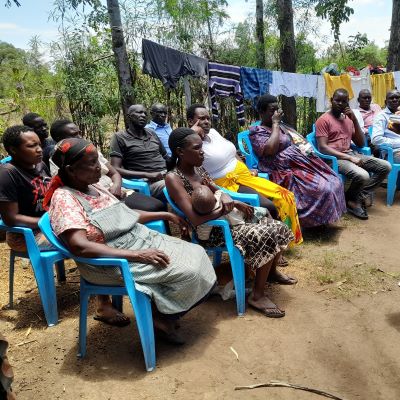 Health and Hygiene training participants at Kosodo Self Help Group community