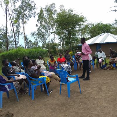 Health and Hygiene training participants at Kowuor community