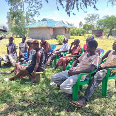 Health and Hygiene training class at Kathing