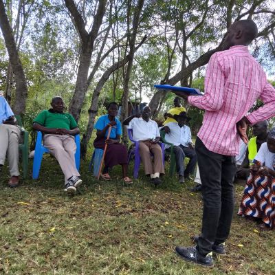 Health and Hygiene training class at  Kochieng