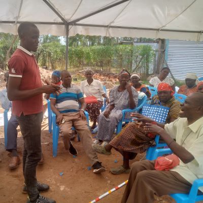 Health and Hygiene training class at Kangoya community