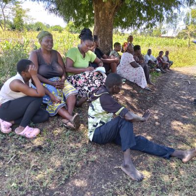 Health and Hygiene training participants at Kaluko