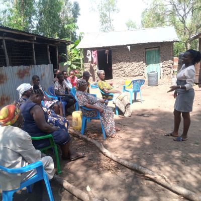 Health and Hygiene training session at Bungu Widows and Orphans 