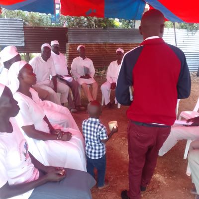 Health and Hygiene training participants in Love of God Community Church