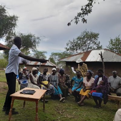 Health and Hygiene training participants in Withur Oreche community