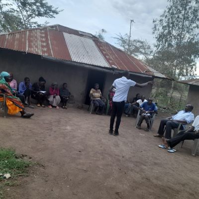 Health and Hygiene training participants in Kondiek Self-Help Group communituy