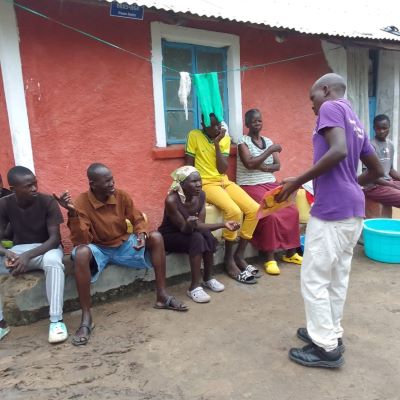 Health and Hygiene training participants in Kolwa community