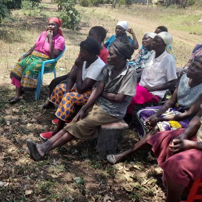 Health and Hygiene training participants in Konyango Women Community