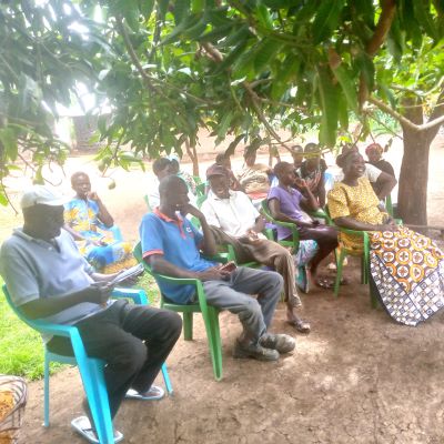 Health and Hygiene training participants in Kawariato Community 