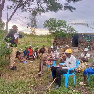 Health and Hygiene training participants in Kigoche Mirui A