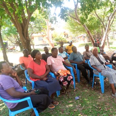 Health and Hygiene training participants in Kondiek Welfare Community