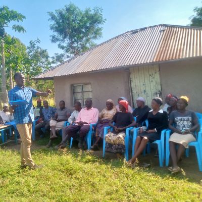 Health and Hygiene training session at Kanyamwaya village 