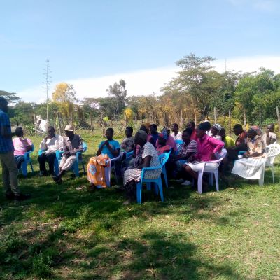 Health and Hygiene training session at Kanyangoro village 