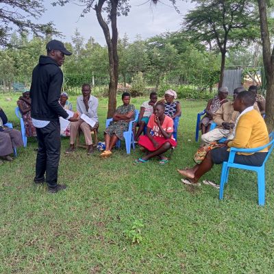Health and Hygiene training participants in Kabila Community