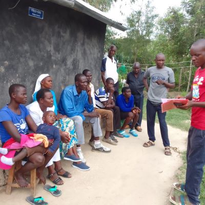 Health and Hygiene training session at Ka Jerusa Community 