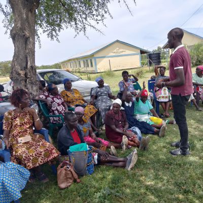 Health and Hygiene training session at Achego community