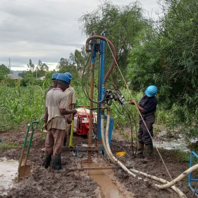 Drilling in progress