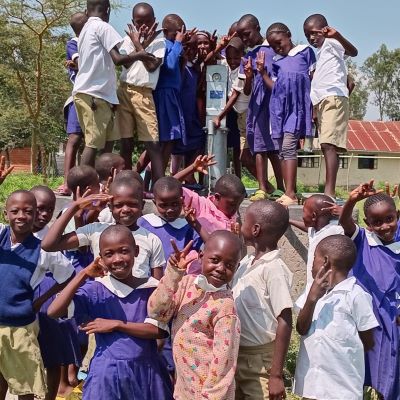 Students at Bwanda Primary School