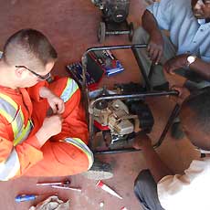 Team working on Pump Repairs