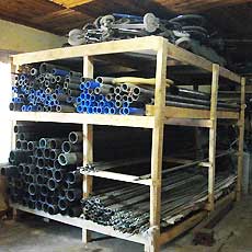 New Pipe Storage Rack