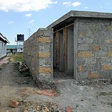 Side view of New Washroom