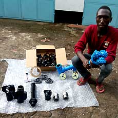 Proudly unpacking supplies