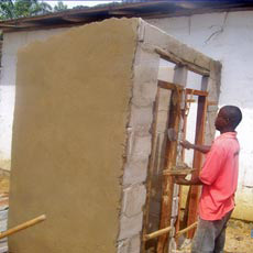 Working on the Latrine