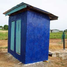 Completed Latrine