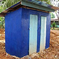 Front View of Washroom