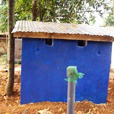 Rear View of Washroom