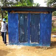 Front view of Washroom