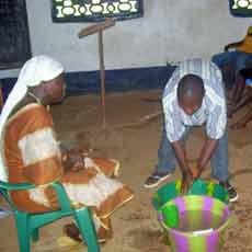 Local Demonstrating Hand Washing