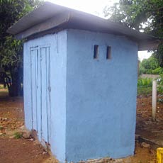 Newly Painted Latrine